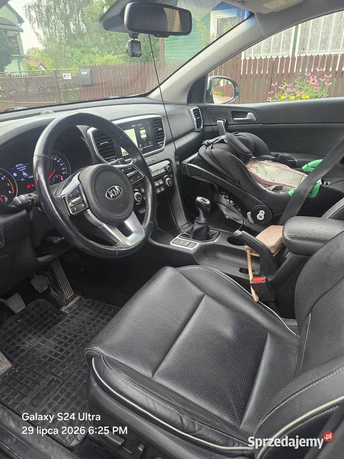 Samochód Kia Sportage Buisness Line 16 2019r benzyna Czarna Białostocka