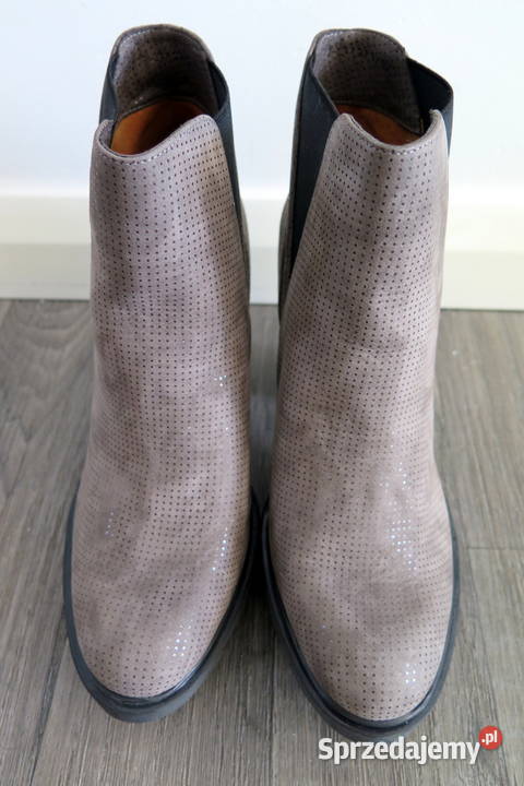 Nowe Piękne skórzane botki Bosccolo r 40