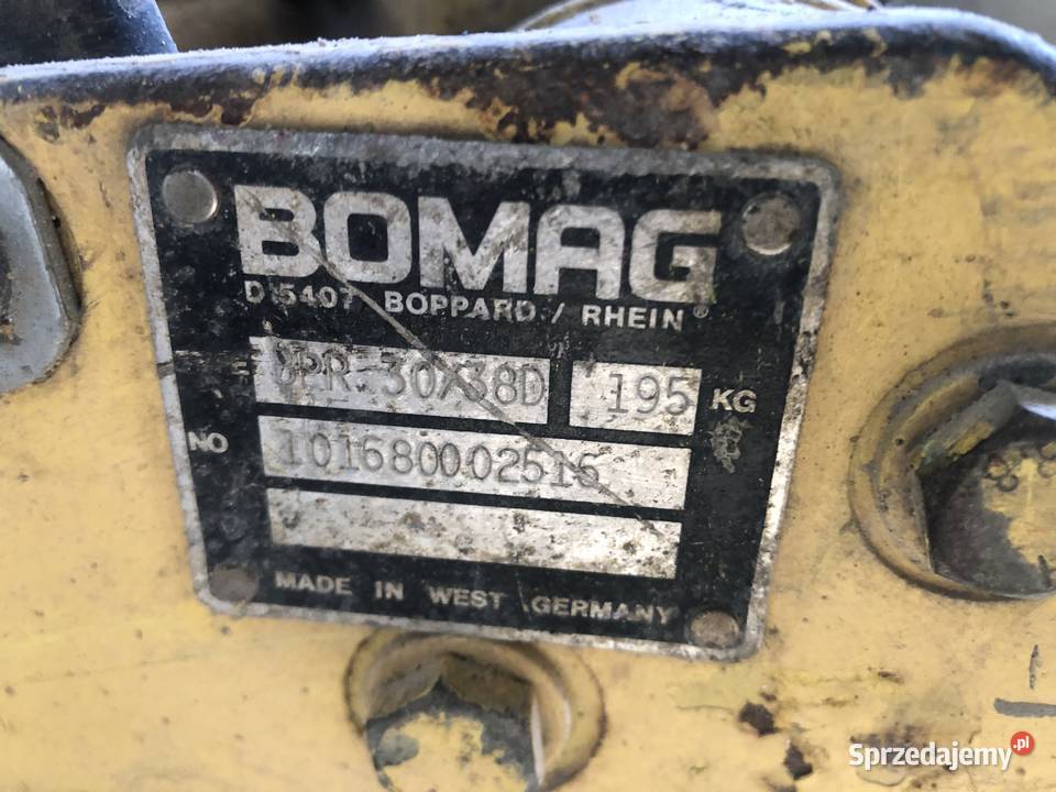 Zagęszczarka Bomag 195 Ostrowik