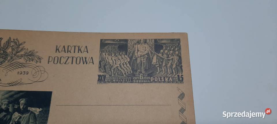 J Piłsudski Legiony karta pocztowa XXV lecie L P Warszawa