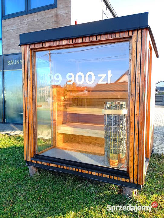 Sauna zewnętrzna elektryczna lamel OKAZJA małopolskie Andrychów