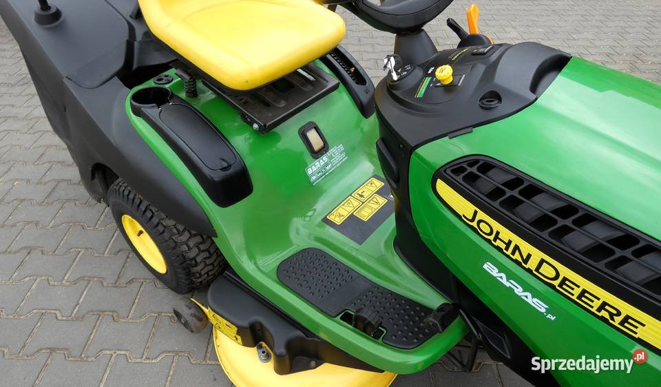 Traktorek kosiarka John Deere X155R BS 2 Ogród łódzkie Świnice Warckie