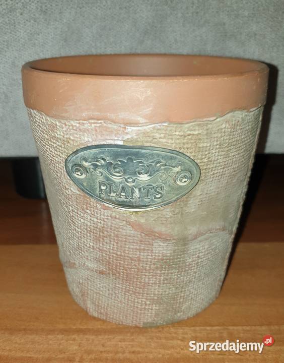 Osłonka doniczka gliniana ceramiczna Plants Warszawa