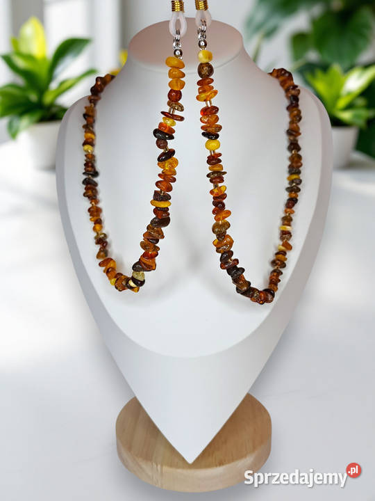 Sznurek do okularów z bursztynu BURSZTYN Warszawa