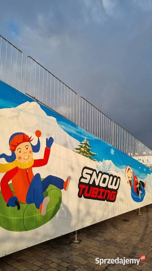 Snowtubing atrakcja na ferie zimowe mobilna góra Częstochowa