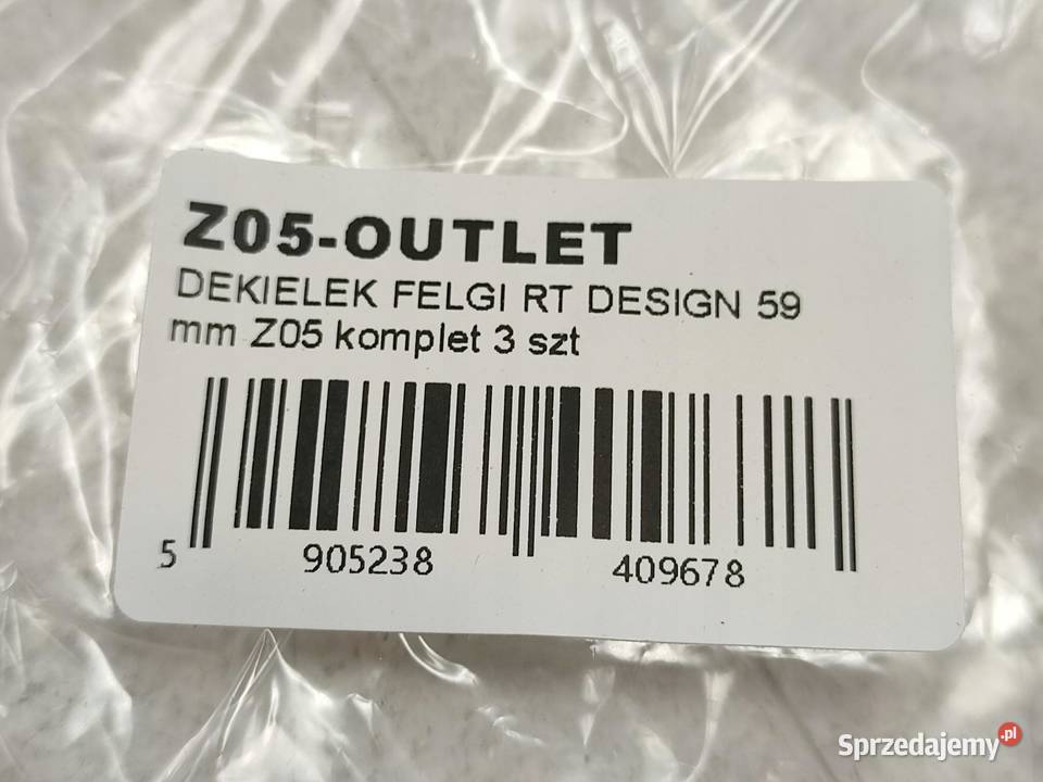 DEKIELEK FELGI 3 59mm 57mm RC DESIGN Z05