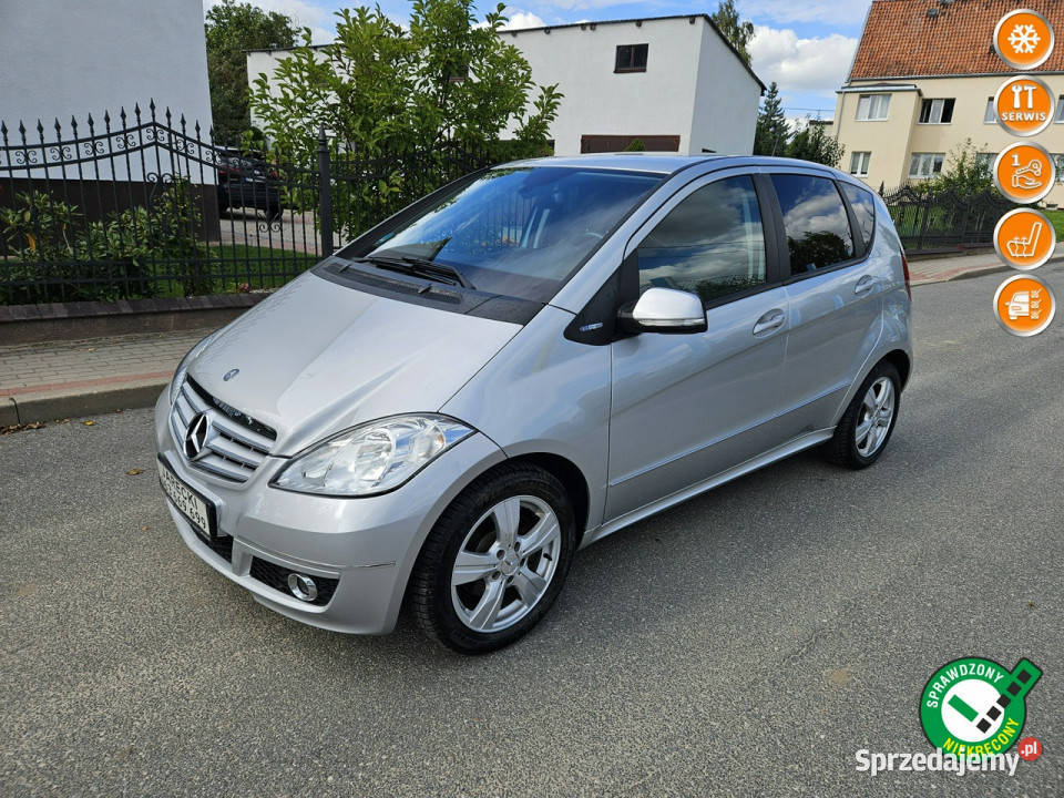 Mercedes A 160 Opłacony Zdrowy Zadbany czujnik deszczu Mercedes-Benz
