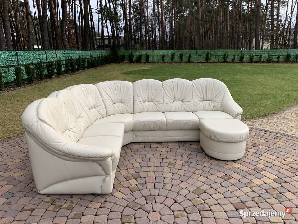 NAROŻNIK SKÓRA NATURALNA 95cm Kalety