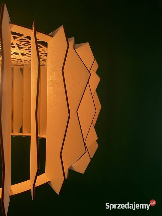 Abażur drewniany lampa dekoracyjna Mira małopolskie Tarnów