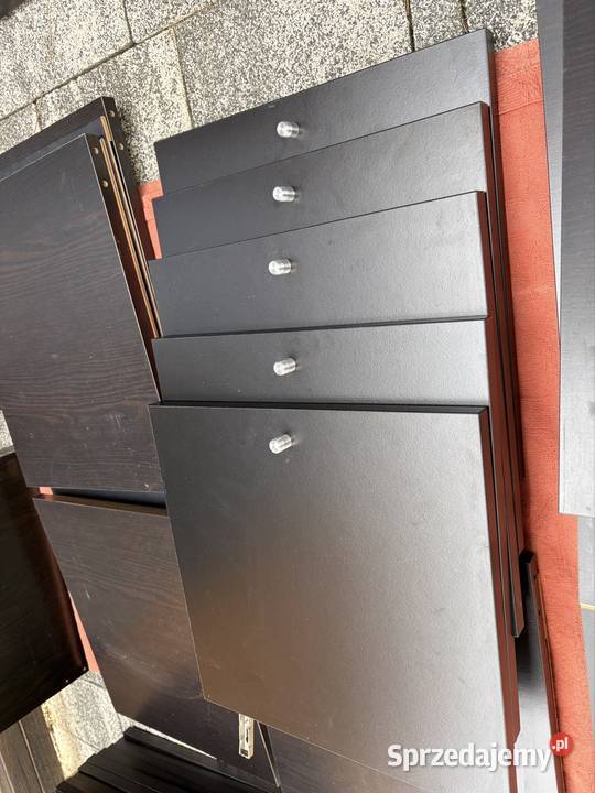 Regał IKEA KALLAX 182x182 5 drzwiczek czarnybrąz