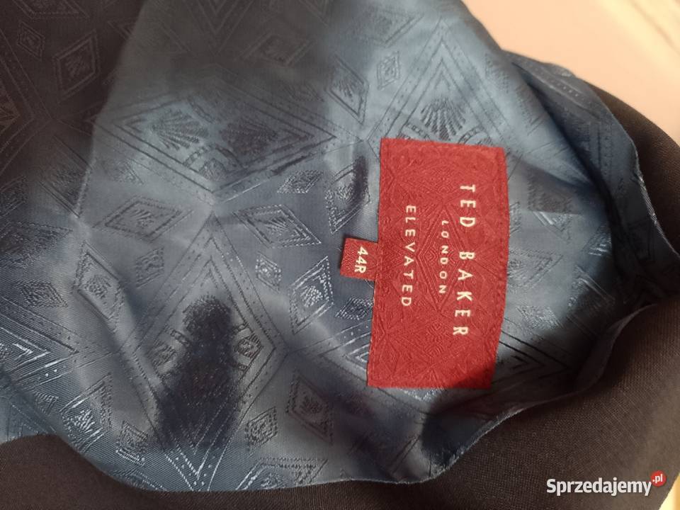 ML Ted Baker Granatowa kamizelka garniturowa z Kraków sprzedam