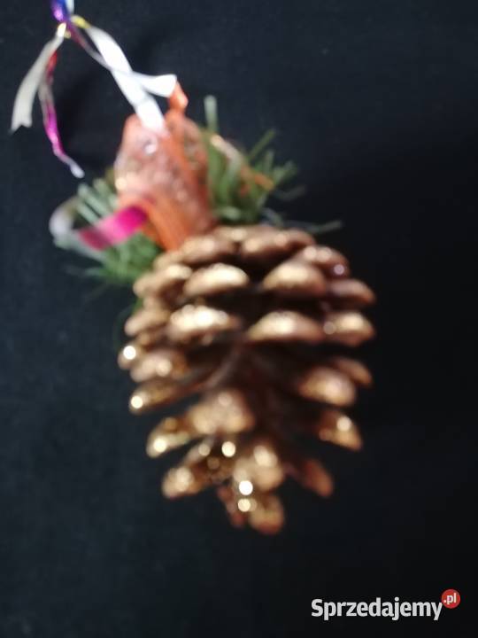 Szyszka na choinkęzłota łódzkie Łódź