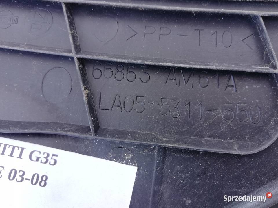 PODSZYBIE ZEWNĘTRZNE INFINITI G35 COUPE wielkopolskie Nowy Tomyśl