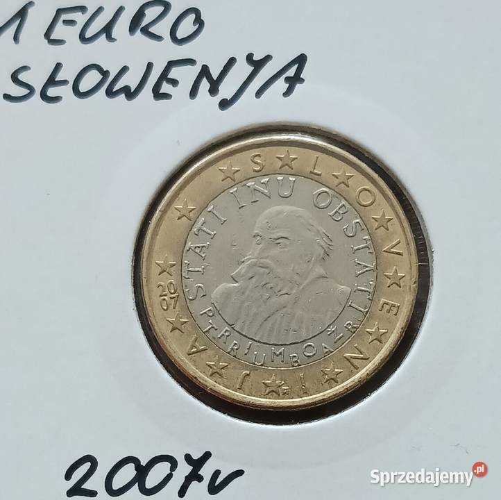 1 Euro Słowenia 2007 r Konin