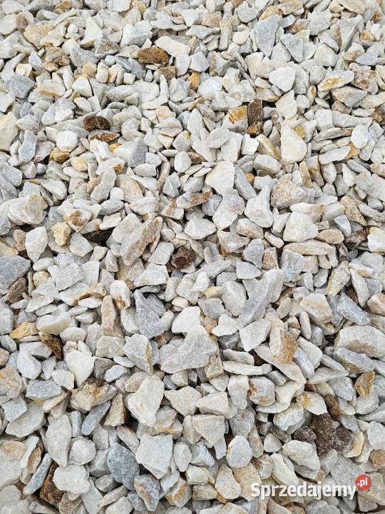Crystal White 16 grys Kamienie ogrodowe Żwir i kamienie Żwir i kamienie