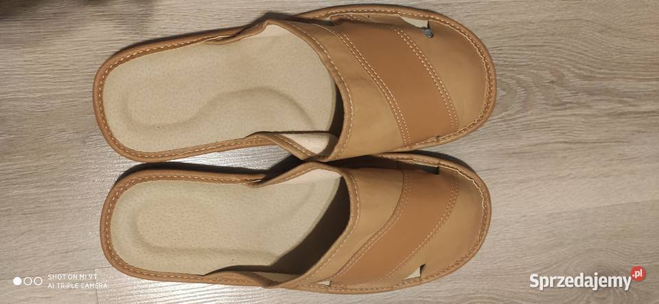 Nowe kapcie męskie skórzane inna Lublin