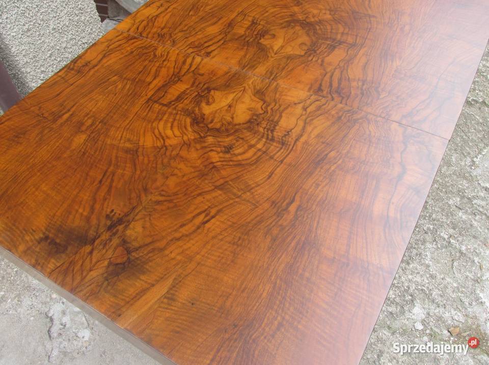 Stół Art Deco halabala do renowacji orzech