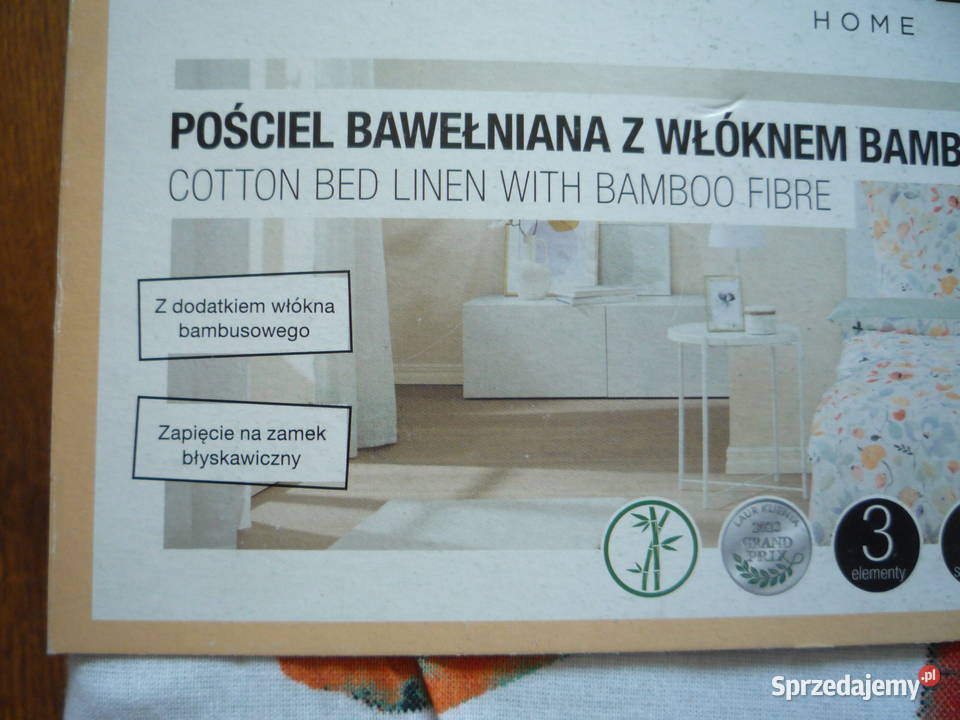 Smukee Nowa pościel bawełniana z włóknem wielokolorowy Szczecin sprzedam