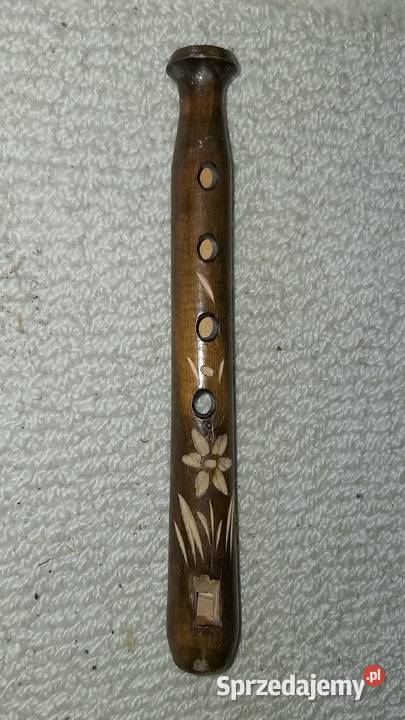 Drewniana fujarkapiszczałka z Cepelii Warszawa