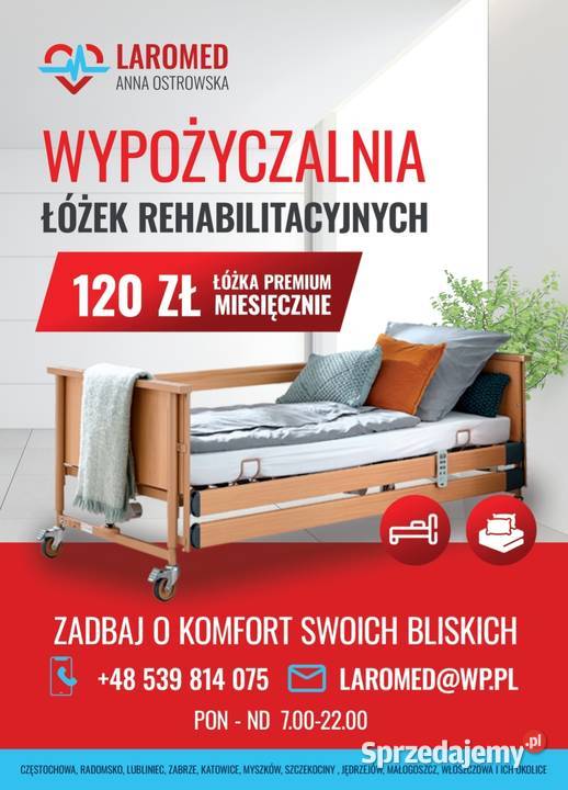 Wypożyczalnia łóżek rehabilitacyjnych Jędrzejów