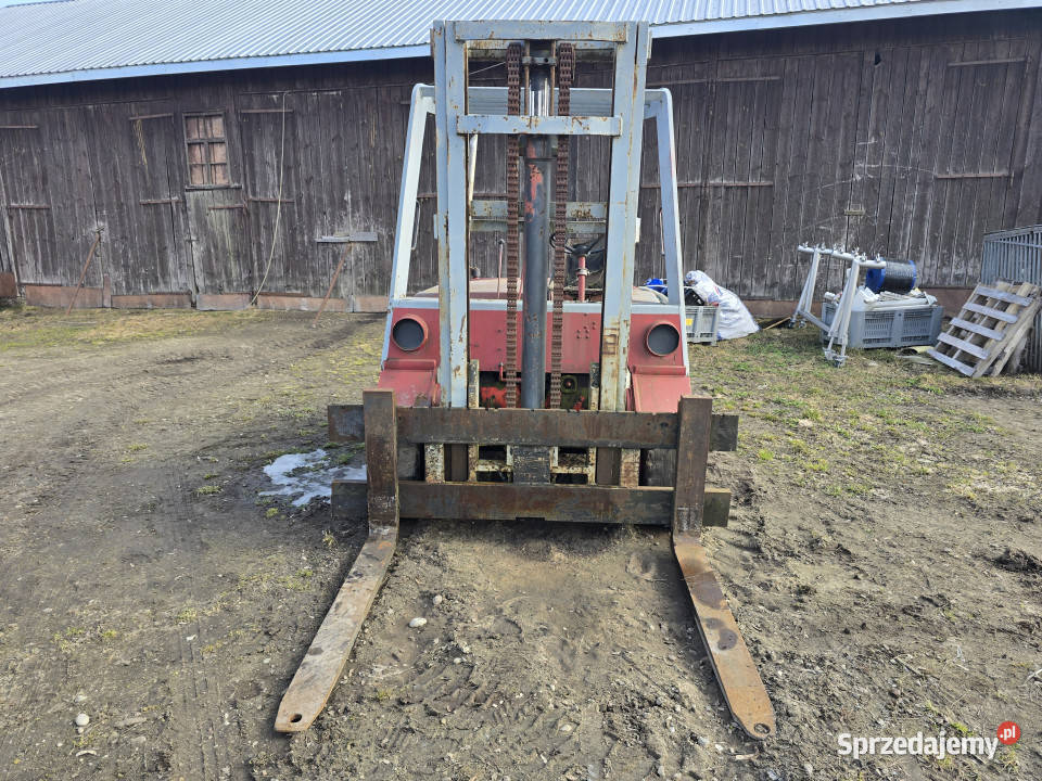 Wózek widłowy LINDE udźwig 6 ton 4 m DEUTZ F6L Litwinki