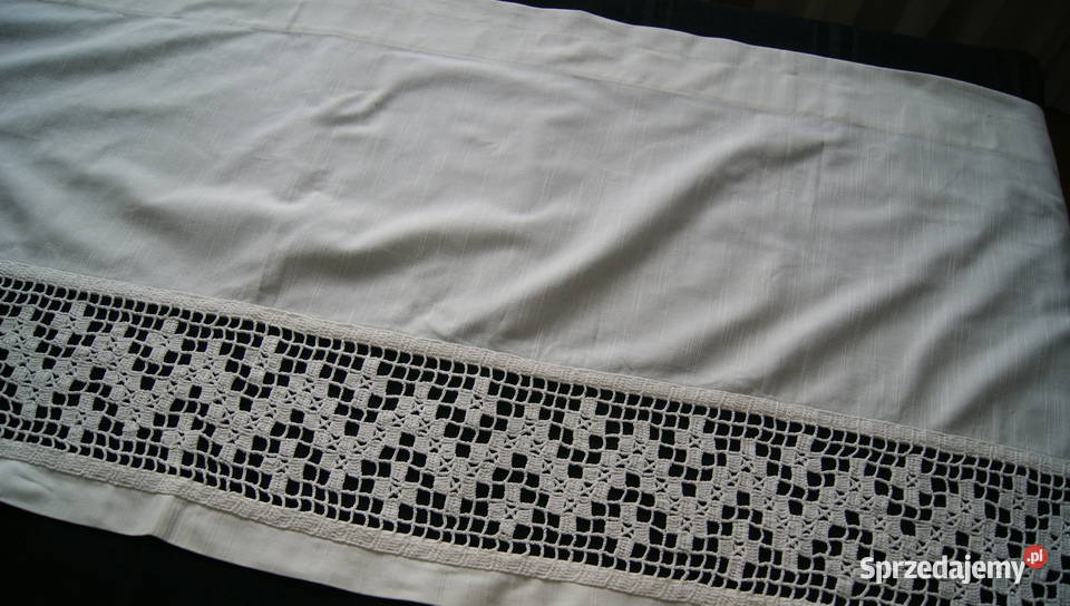 Zazdrostka shabby chic wstawka szydełkowa 2x dolnośląskie Dobroszyce sprzedam