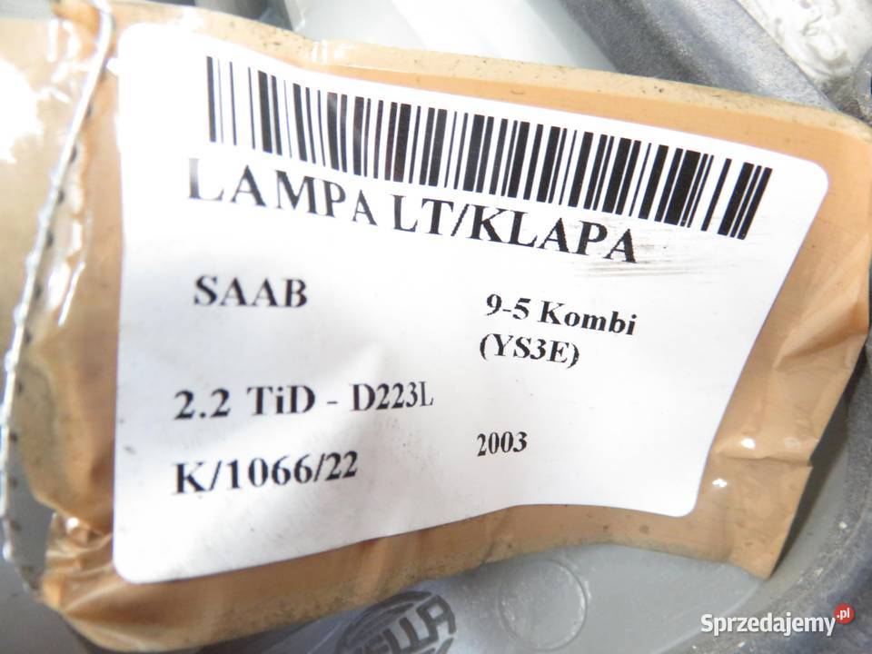 LAMPA LEWA TYLNA SAAB 95 Kombi 5142278