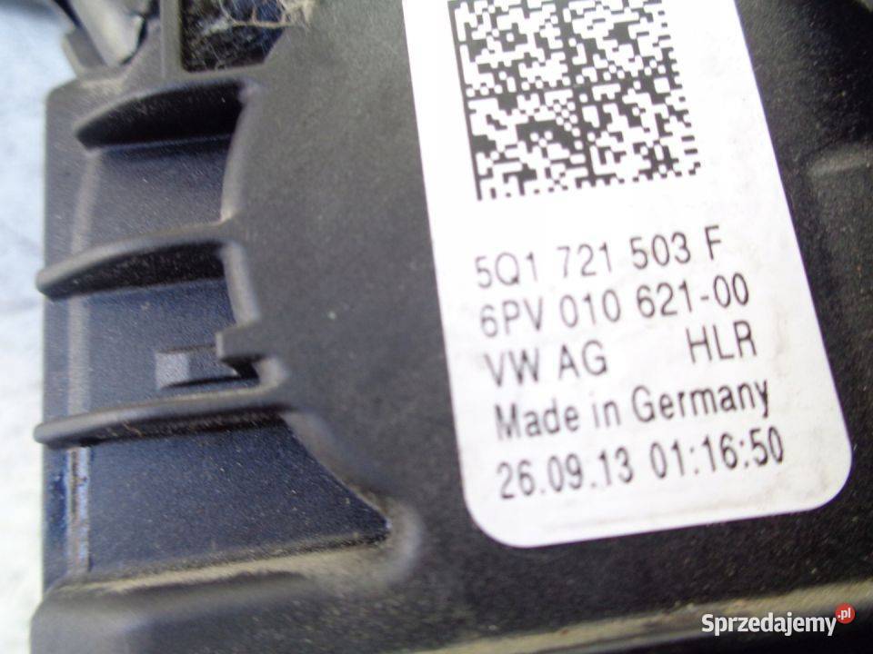 PEDAŁ GAZU 5Q1721503F SKODA OCTAVIA III 16 TDI osobowe świętokrzyskie Skarżysko-Kamienna