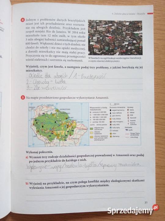 Zeszyt Ćwiczeń Geografia gimnazjum 2 Dąbrowa Górnicza