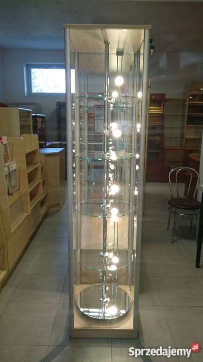 Oszklona gablota sklepowa meble sklepowe gabloty Nowy Dwór Mazowiecki