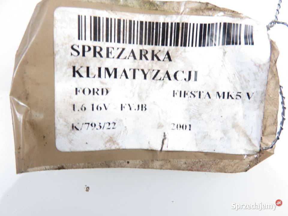 KOMPRESOR KLIMATYZACJI FORD FIESTA MK4 IV małopolskie