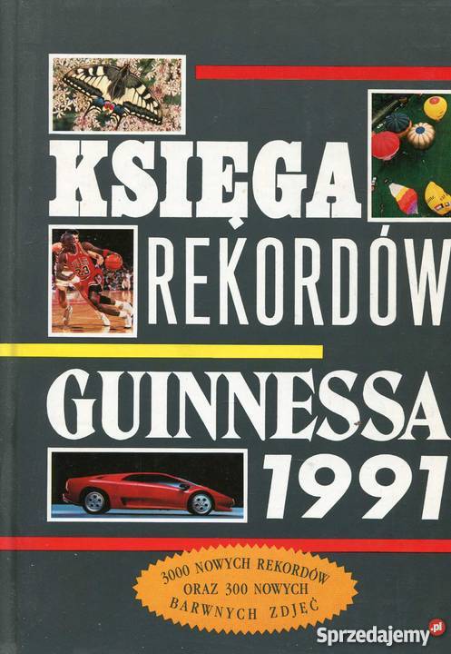 księga Rekordów Ginnessa 1991 Pozostałe Szczecin sprzedam