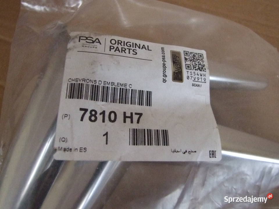 Znaczek emblemat do Citroena 7810H7 nowy Białystok