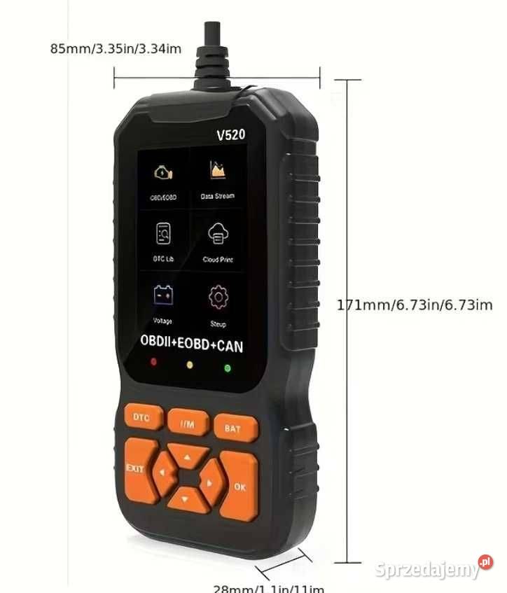 V520 OBD2 Skaner diagnostyka samochodowa model Warszawa