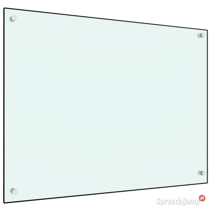 Panel ochronny do kuchni biały 80x60 szkło Warszawa