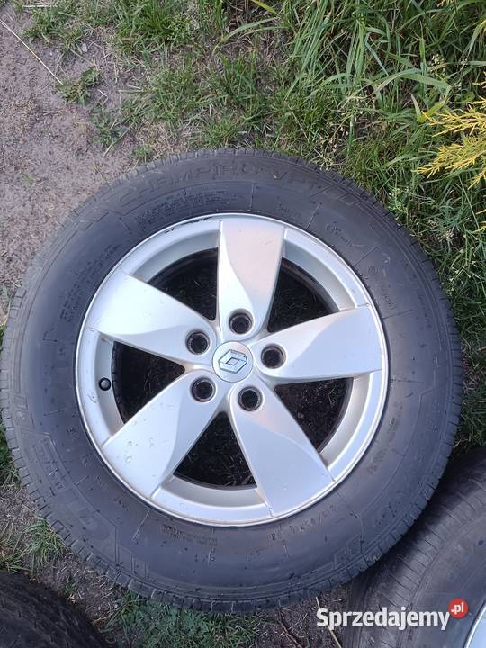 Felgi aluminiowe Renault 16 5x1143 z oponami Ostrołęka sprzedam