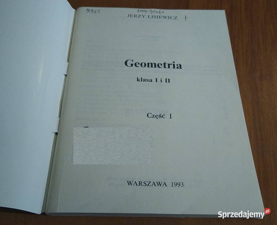 Geometria klasa 12 Cz 1 Jerzy Lisiewicz pomorskie Gdańsk