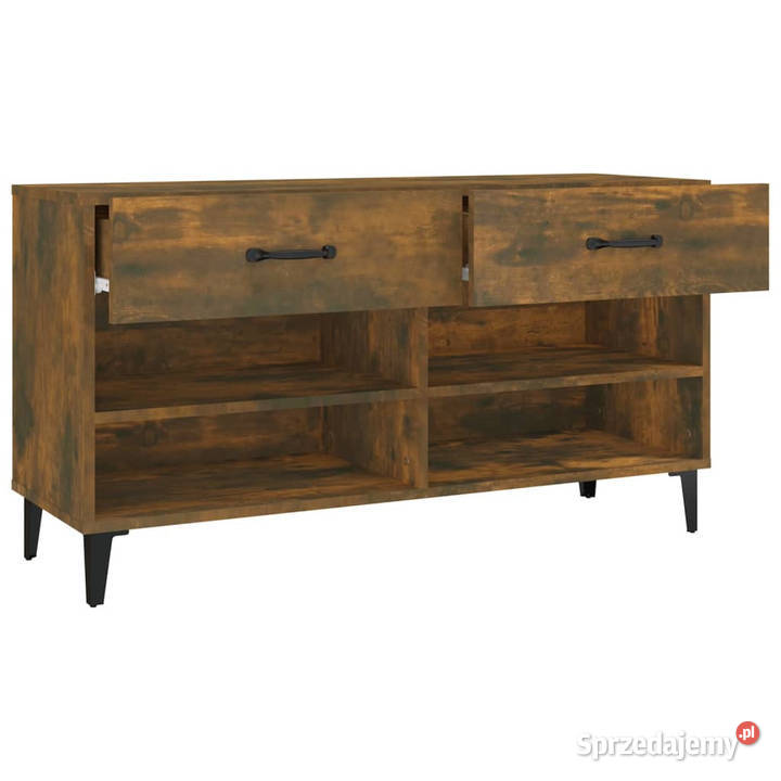Szafka na buty przydymiony dąb 102x35x55