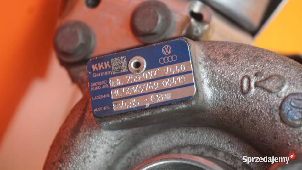 TIGUAN A3 EOS GOLF 20 TDI 10r 140 CBA turbina Suków