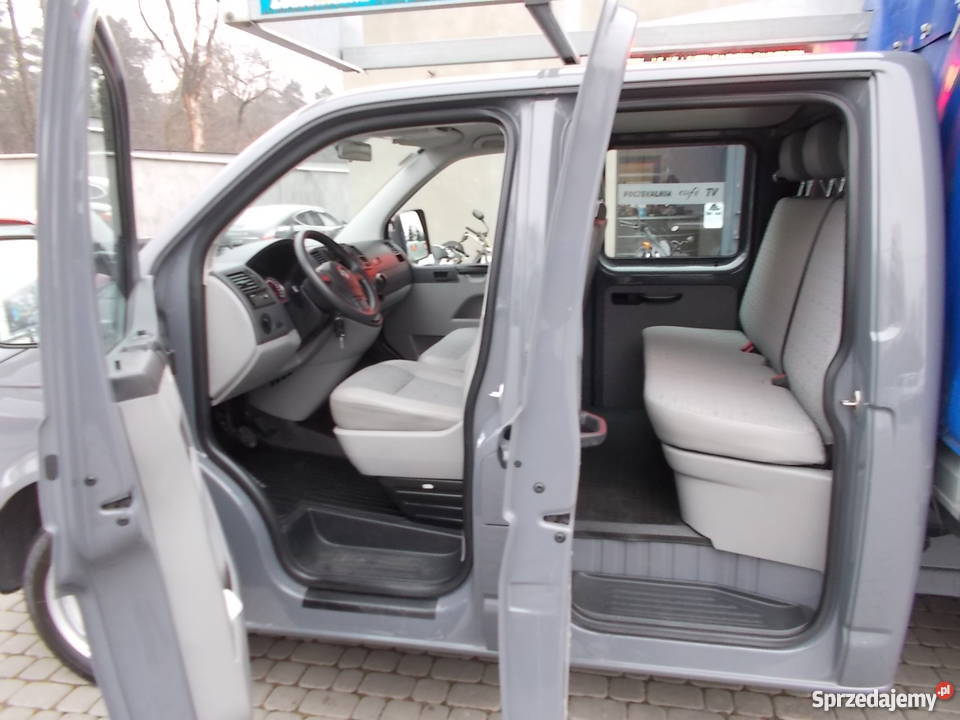 VW TRANSPORTER T5 DOKA 10r klima webasto IDEALNY diesel