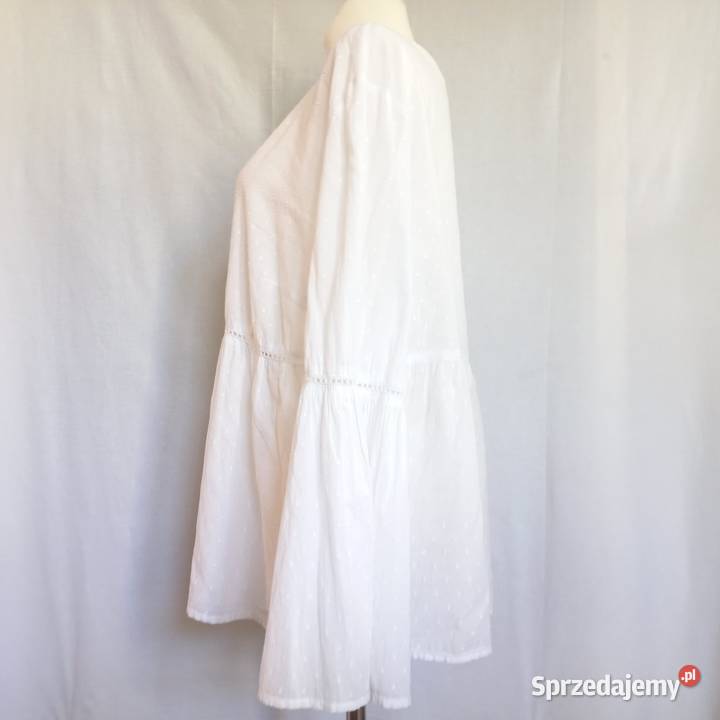 Bluzka biała Letnia bawełna r 5XL50 NOWA Białystok