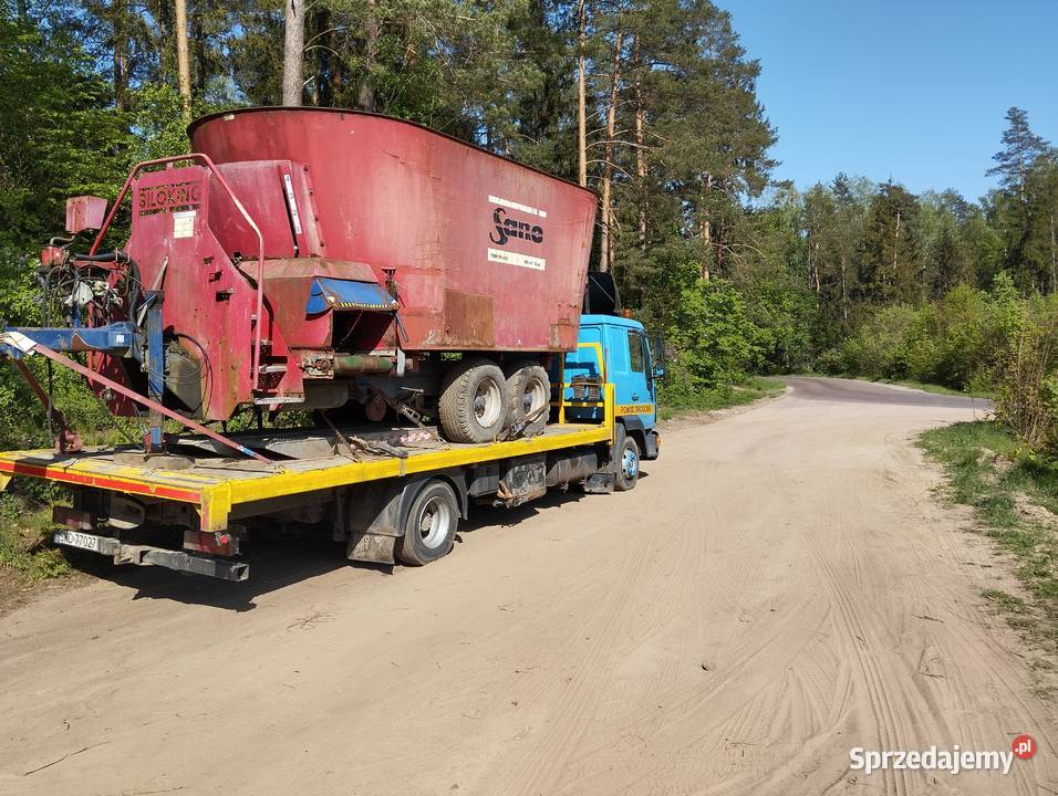 Usługi lawetą pomocą drogową transport maszyn Wodzisław Śląski