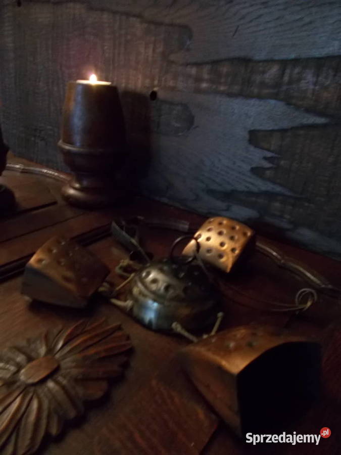 Stary Dzwonek Alpejski Puncowana Miedź Vintage Szczecin