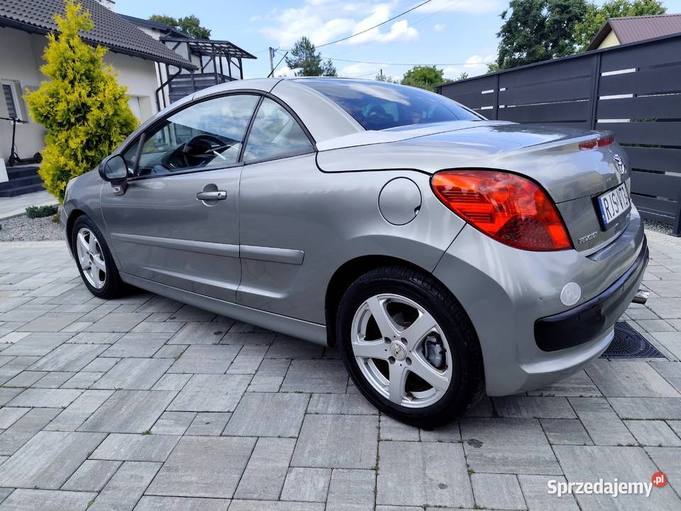 Peugeoy 207 CC 16 HDI 2008 Klima Skóry Cabrio Jasło