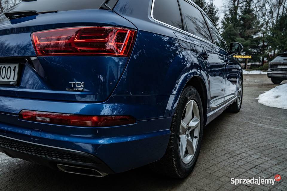 Audi Q7 II 30 TDI 218 2017R Salon 1 Właściciel 2 218KM Zarszyn