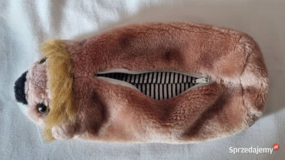 Futerkowa kosmetyczka piórnik saszetka z pyskiem mazowieckie Warszawa