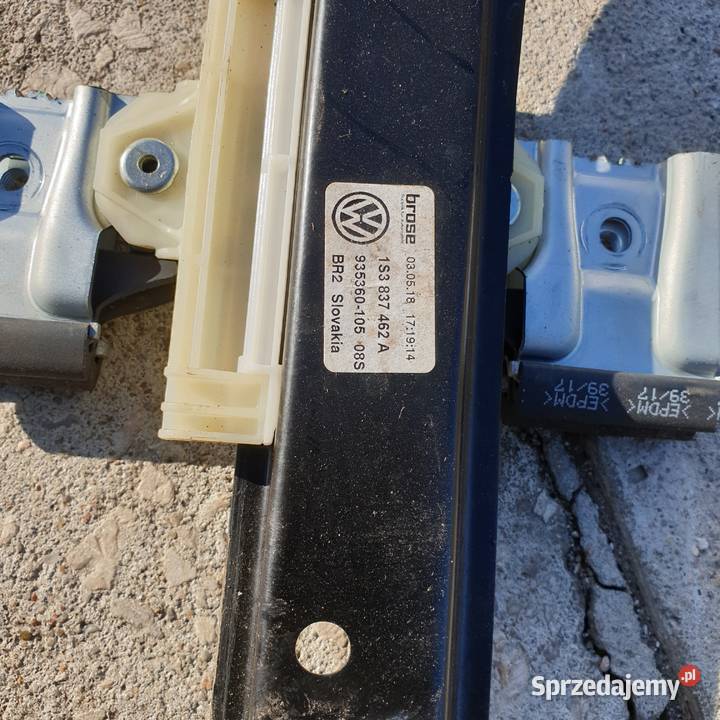 VW UP MII CITIGO PODNOSNIK MECHANIZM SZYBY PRAWY Łochowice