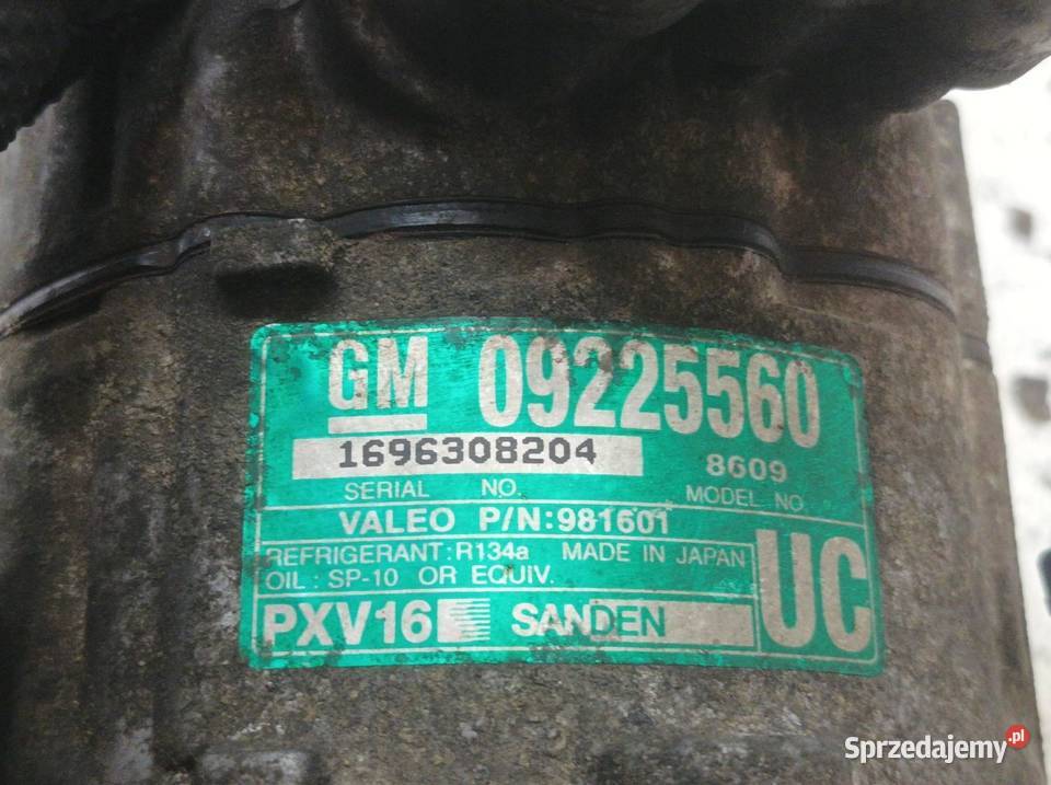 SPRĘŻARKA KLIMATYZACJI 09225560 22 16V DIRECT Kompresory klimatyzacji