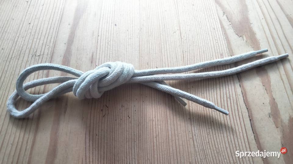Sznurowadła okrągłe grube długość 75 kolor jasny Akcesoria Ostrów Wielkopolski sprzedam