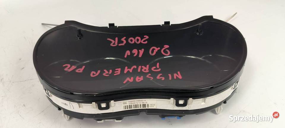 LICZNIK ZEGAR NISSAN PRIMERA 8380005580H Motoryzacja Lipno sprzedam